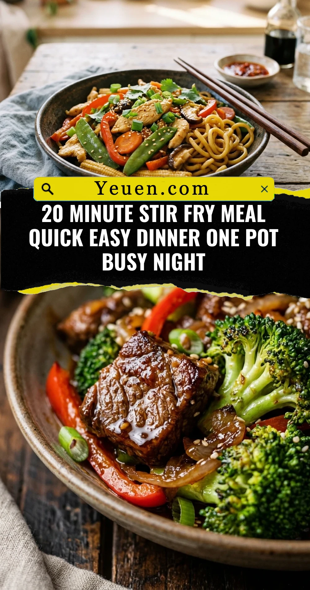 20 Minute Stir Fry Meal Quick Easy Dinner One Pot Busy Night