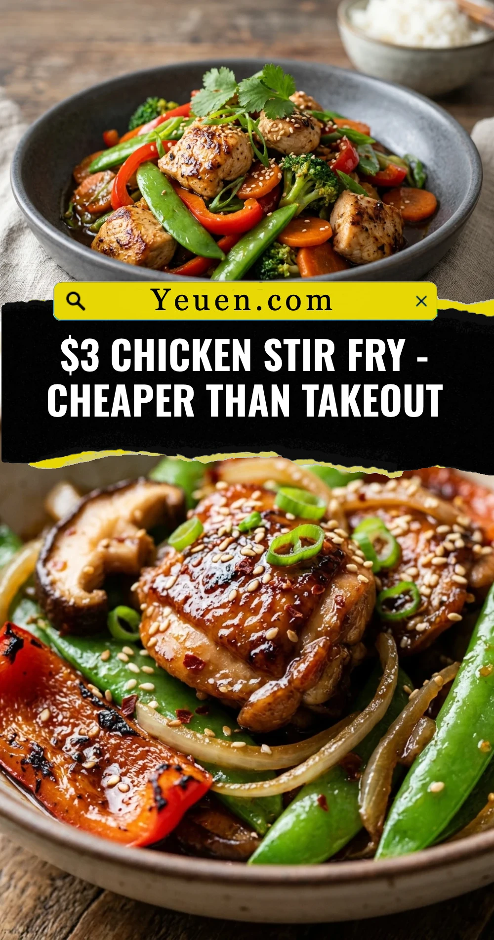 $3 Chicken Stir Fry - Cheaper Than Takeout