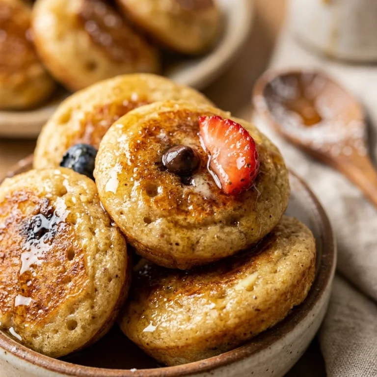 3-Ingredient Air Fryer Pancake Bites For Kids