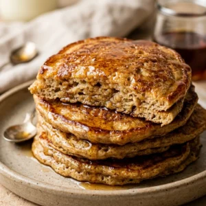 3 Ingredient Flourless Pancakes Easy No Flour Fluffy Perfect Stack