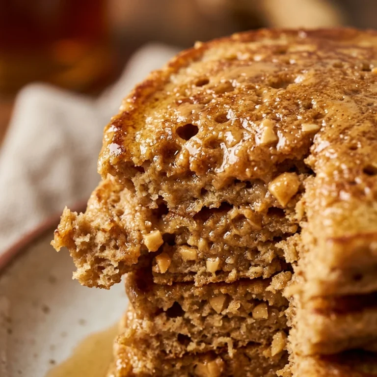 3 Ingredient Peanut Butter Pancakes No Flour