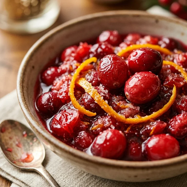 3 Ingredient Thanksgiving Cranberry Sauce No Cooking