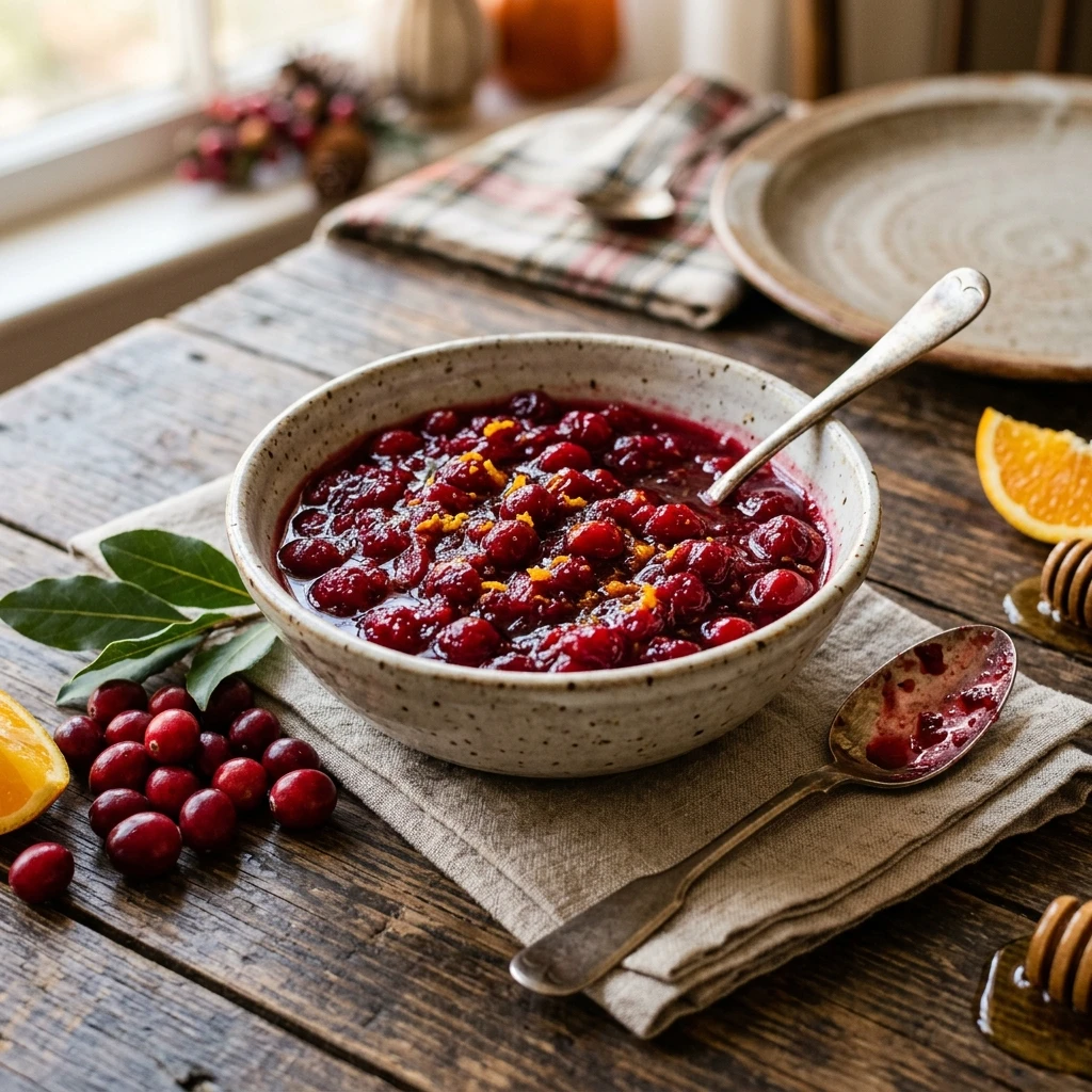 3 Ingredient Thanksgiving Cranberry Sauce No Cooking