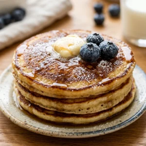 3 Ingredient Yogurt Pancakes Easy No Flour Fluffy Perfect Stack
