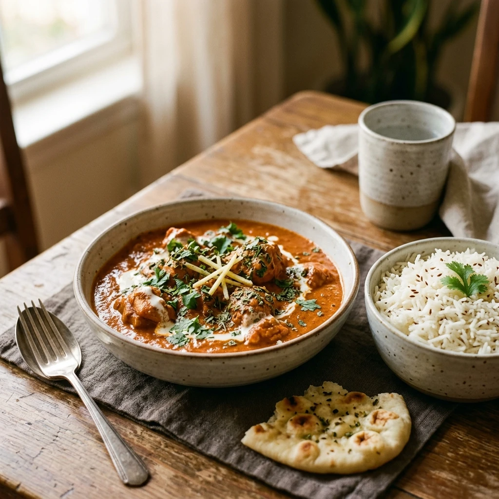 $5 Butter Chicken And Rice Budget Takeout At Home