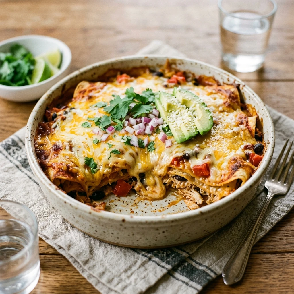 $5 Enchilada Casserole Cheap And Cheesy