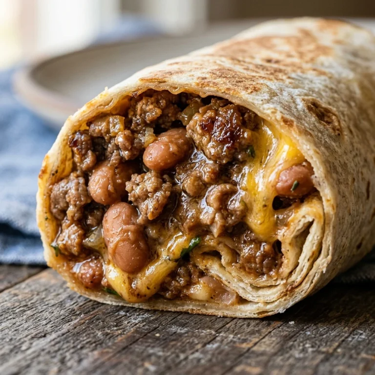 $5 Ground Beef And Bean Burritos Freezer Friendly