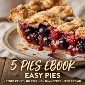 5 Pies Ebook Easy Pies Store Crust No Rolling 10 Min Prep Feed Crowd