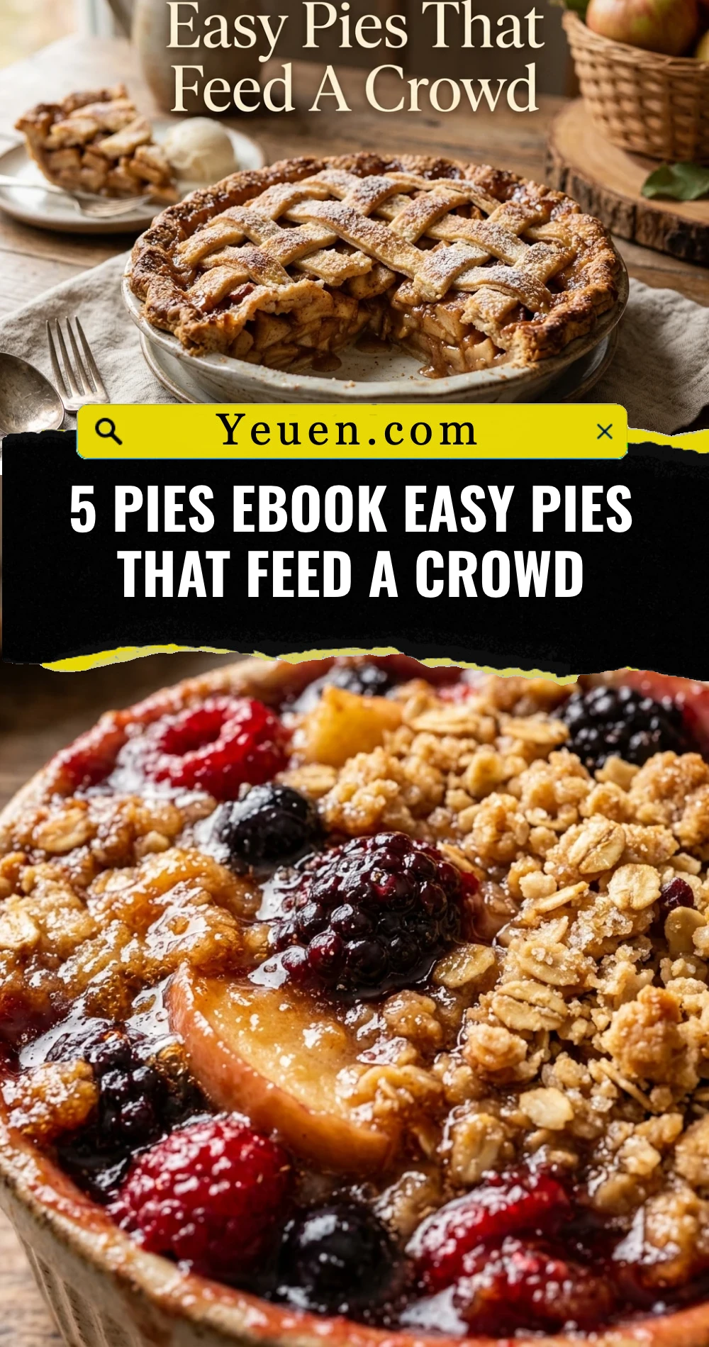 5 Pies Ebook Easy Pies That Feed A Crowd
