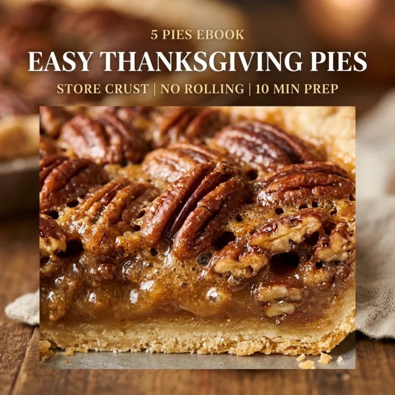 5 Pies Ebook Easy Thanksgiving Pies Store Crust No Rolling 10 Min Prep