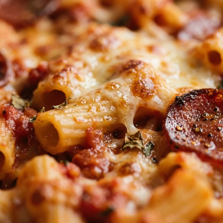 $5 Pizza Pasta Bake Feeds 6 People Cheesy Cheap