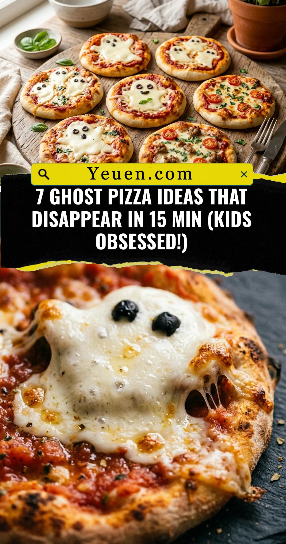 7 Ghost Pizza Ideas That Disappear In 15 Min (Kids Obsessed!)