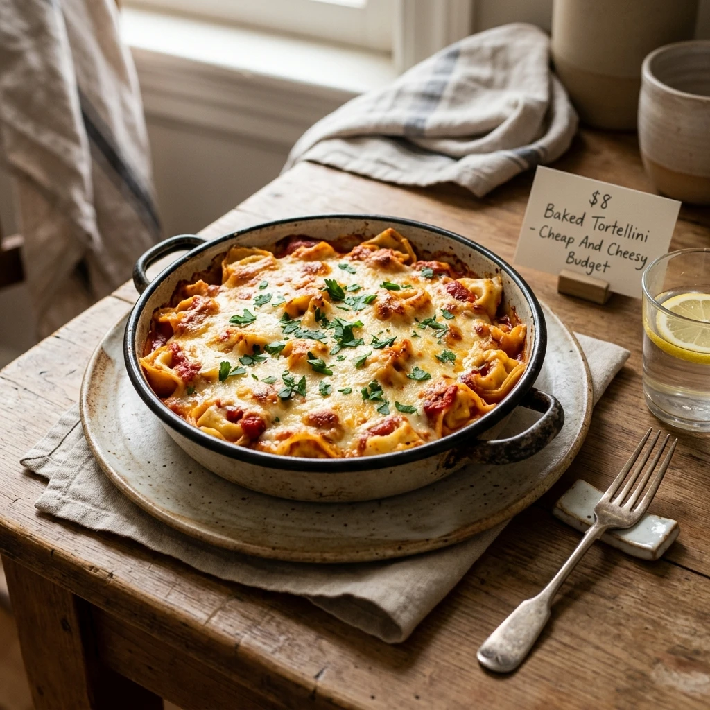 $8 Baked Tortellini Cheap And Cheesy Budget