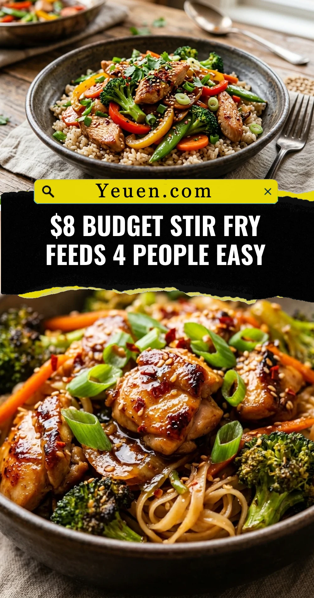 $8 Budget Stir Fry Feeds 4 People Easy