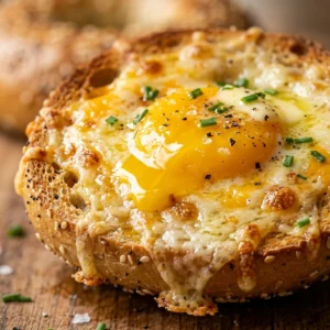Air Fryer Egg And Cheese Bagel Breakfast 5 Min