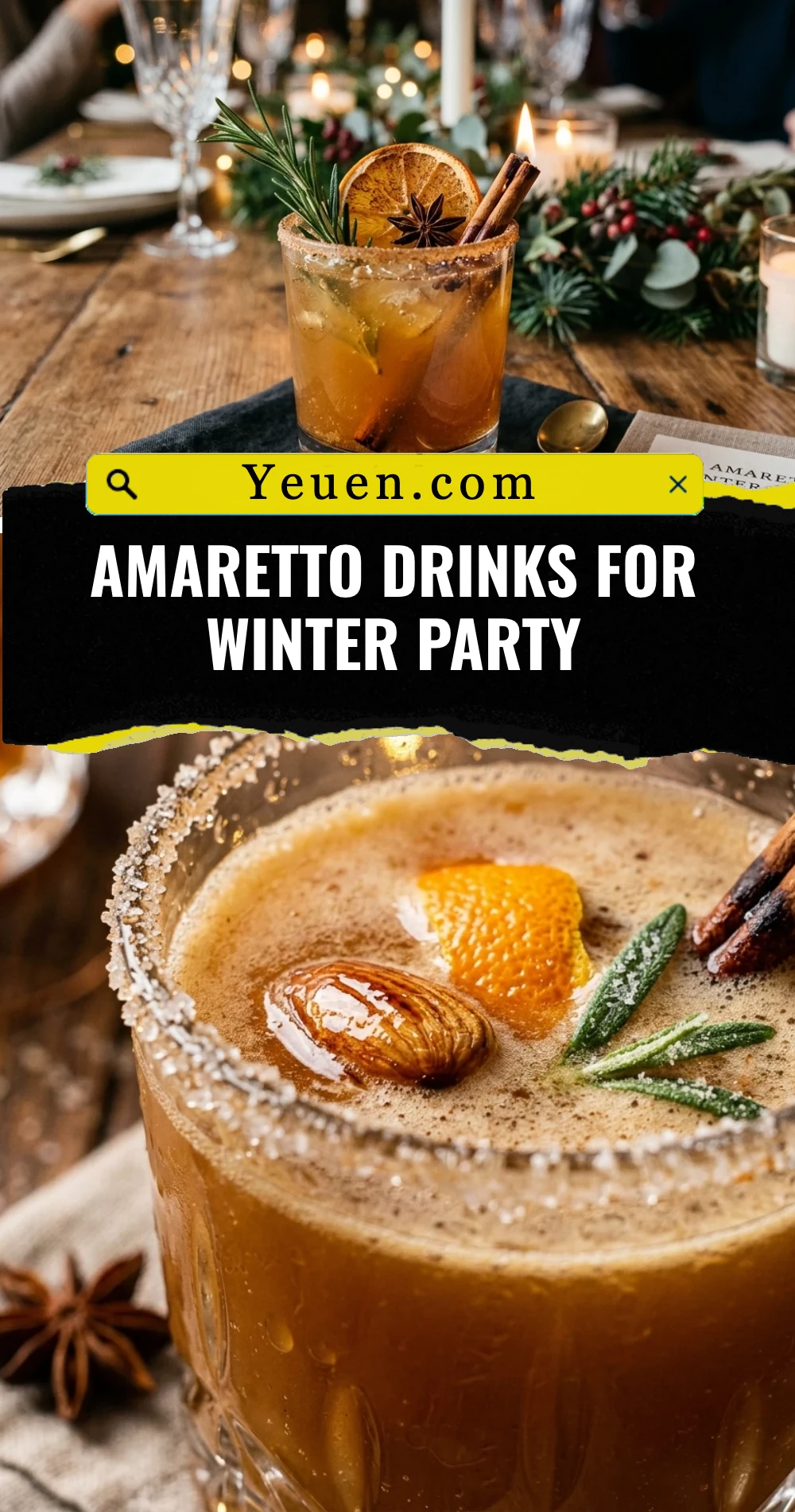 Amaretto Drinks For Winter Party