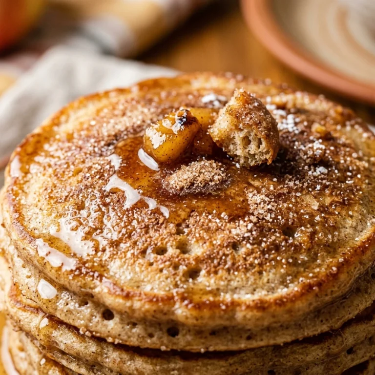 Apple Cider Donut Pancakes Fall Fluffy