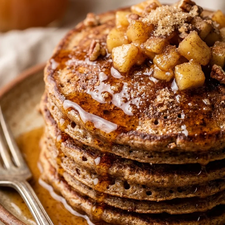 Apple Cider Pancakes Fluffy Fall Easy Perfect Stack Brunch