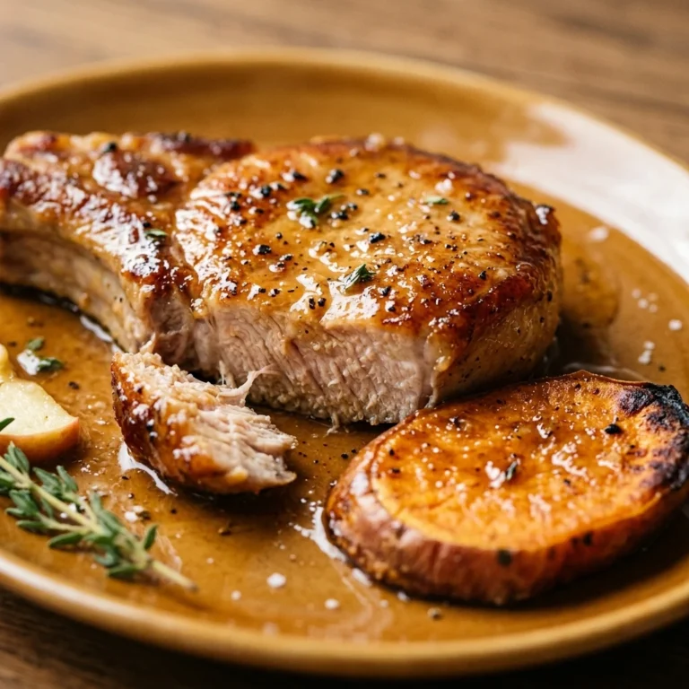 Apple Cider Pork Chops With Sweet Potatoes Fall Family Meal