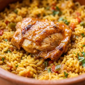 Arroz Con Pollo Chicken One Pot Rice Easy Family Budget Fluffy