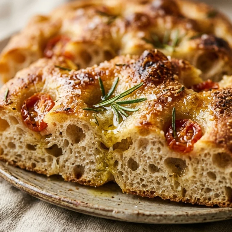 Artisan Sourdough Focaccia No Dutch Oven