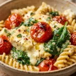 Baked Feta Pasta With Spinach Creamy Viral