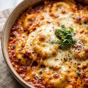 Baked Ravioli Casserole Easy Cheesy Pasta Family One Dish