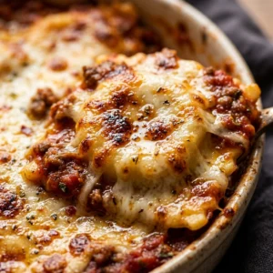 Baked Ravioli Lasagna Cheesy Weeknight Win