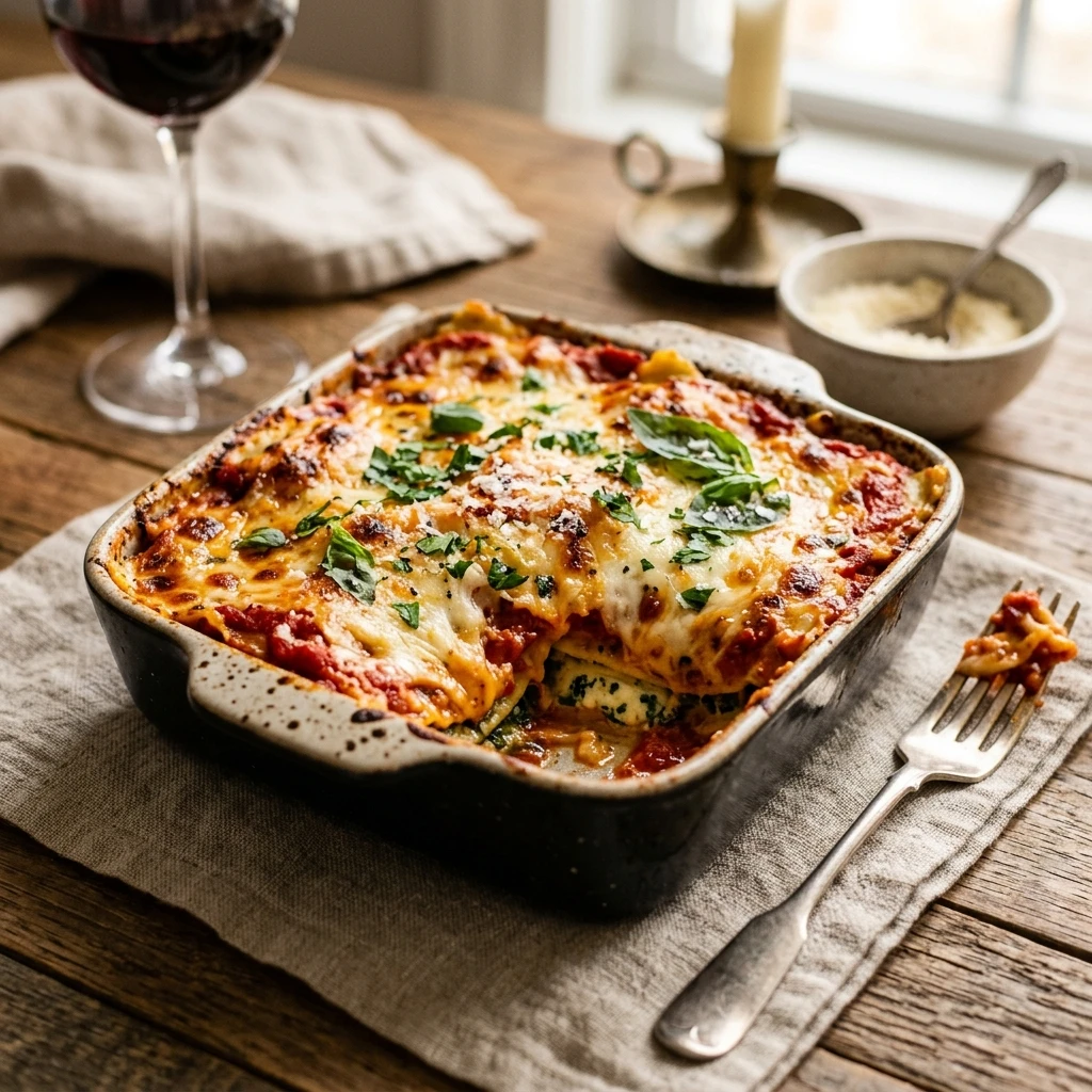 Baked Ravioli Lasagna Cheesy Weeknight Win