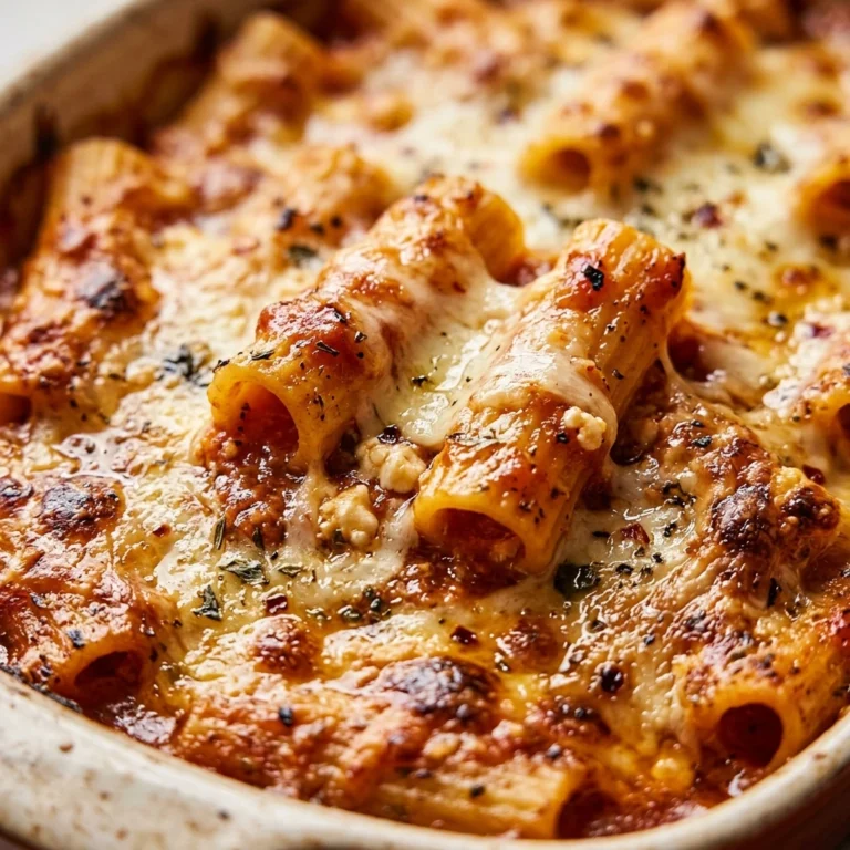 Baked Ziti With Cottage Cheese Pasta Casserole