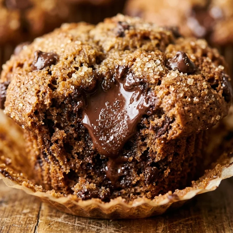 Bakery-Style Chocolate Chip Muffins Tall & Fluffy