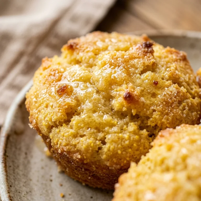 Bakery-Style Cornbread Muffins Sweet & Buttery