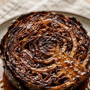 Balsamic Roasted Cabbage Steaks Sweet And Crispy