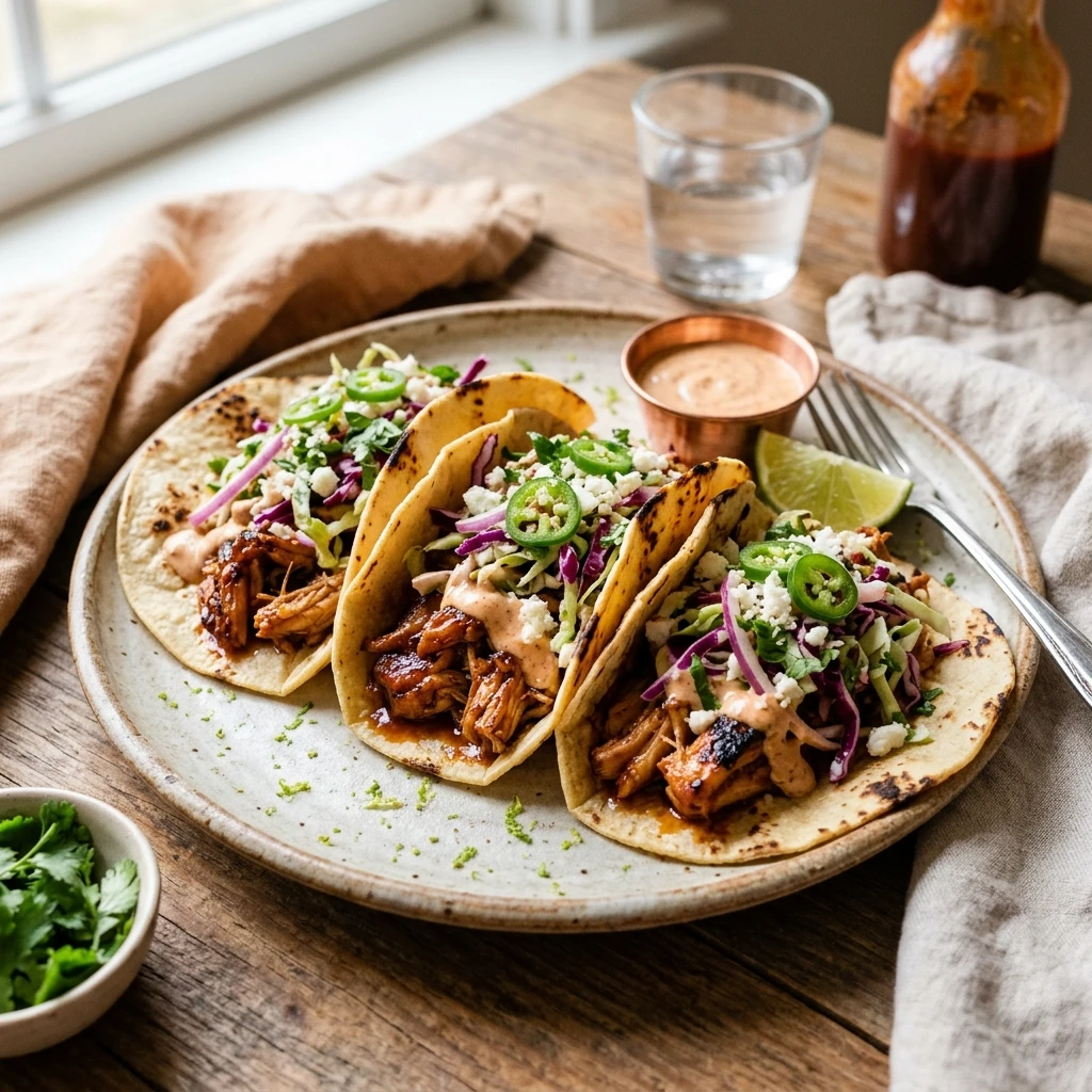 BBQ Chicken Tacos Easy 20 Minute Weeknight Ultimate Recipe Viral