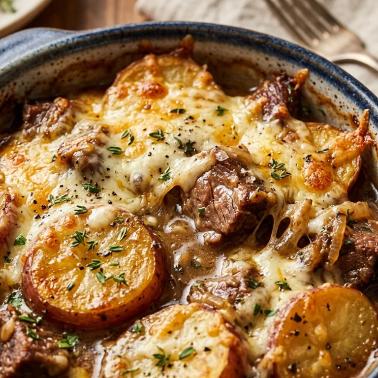 Beef And Potato Casserole Cheesy One-Dish Comfort Food