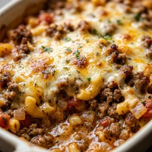 Beef Casserole Ground Beef Easy Cheesy Family One Dish