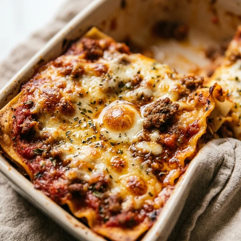 Beef Lasagna Casserole Easy No Boil Cheesy Family
