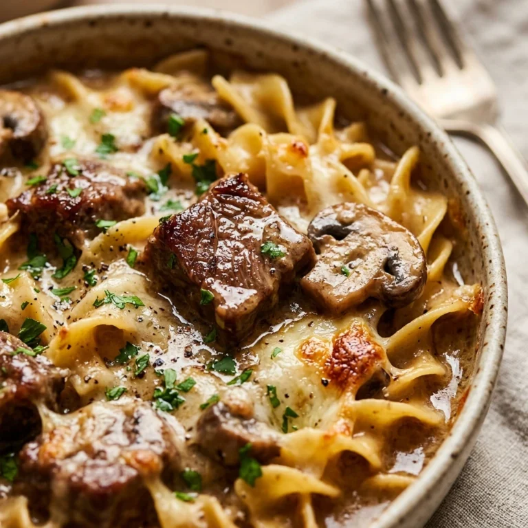 Beef Stroganoff Casserole Creamy Pasta One-Dish Family