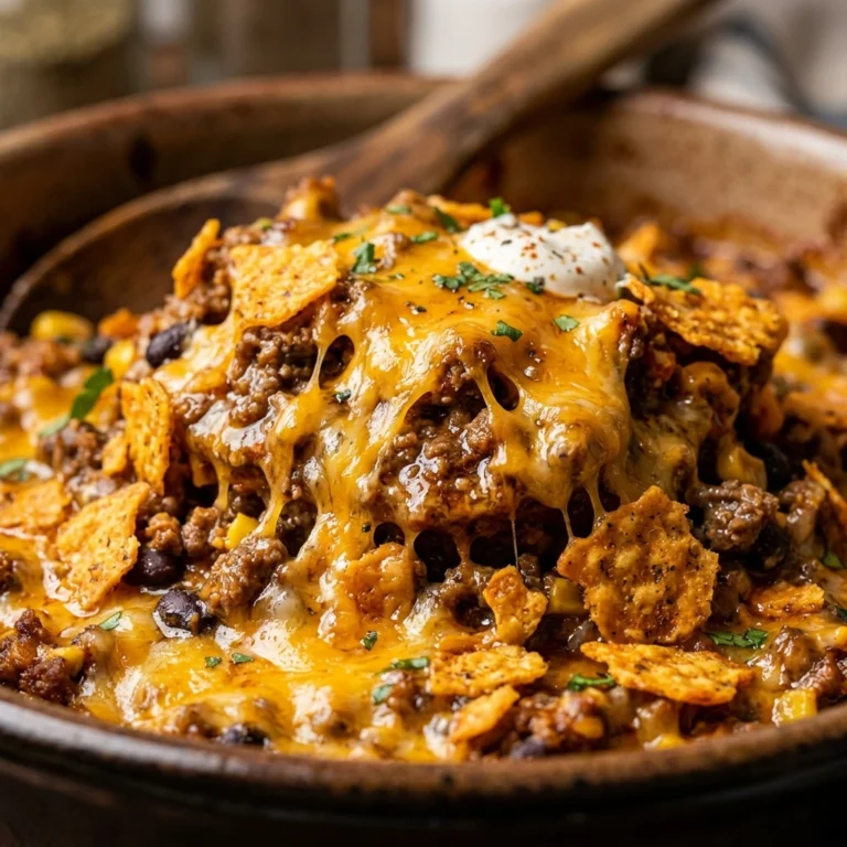 Beef Taco Casserole Cheesy Doritos Kids Love 20 Min