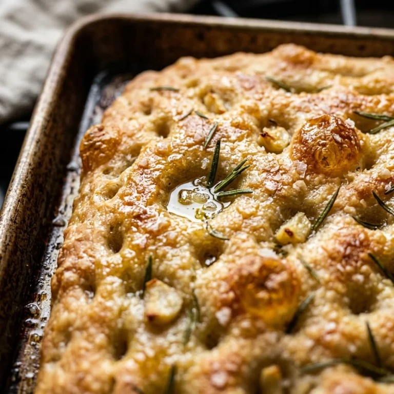Beginner Sourdough Focaccia In Sheet Pan No Knead Easy