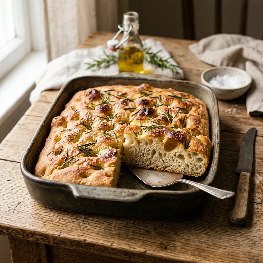 Beginner Sourdough Focaccia With Cold Proof Overnight Easy