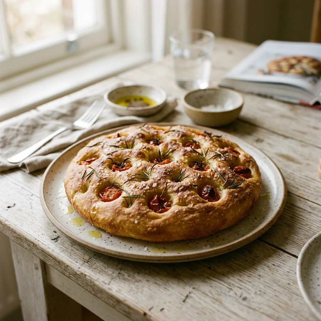Beginner Sourdough Focaccia With Cold Proof Overnight Easy