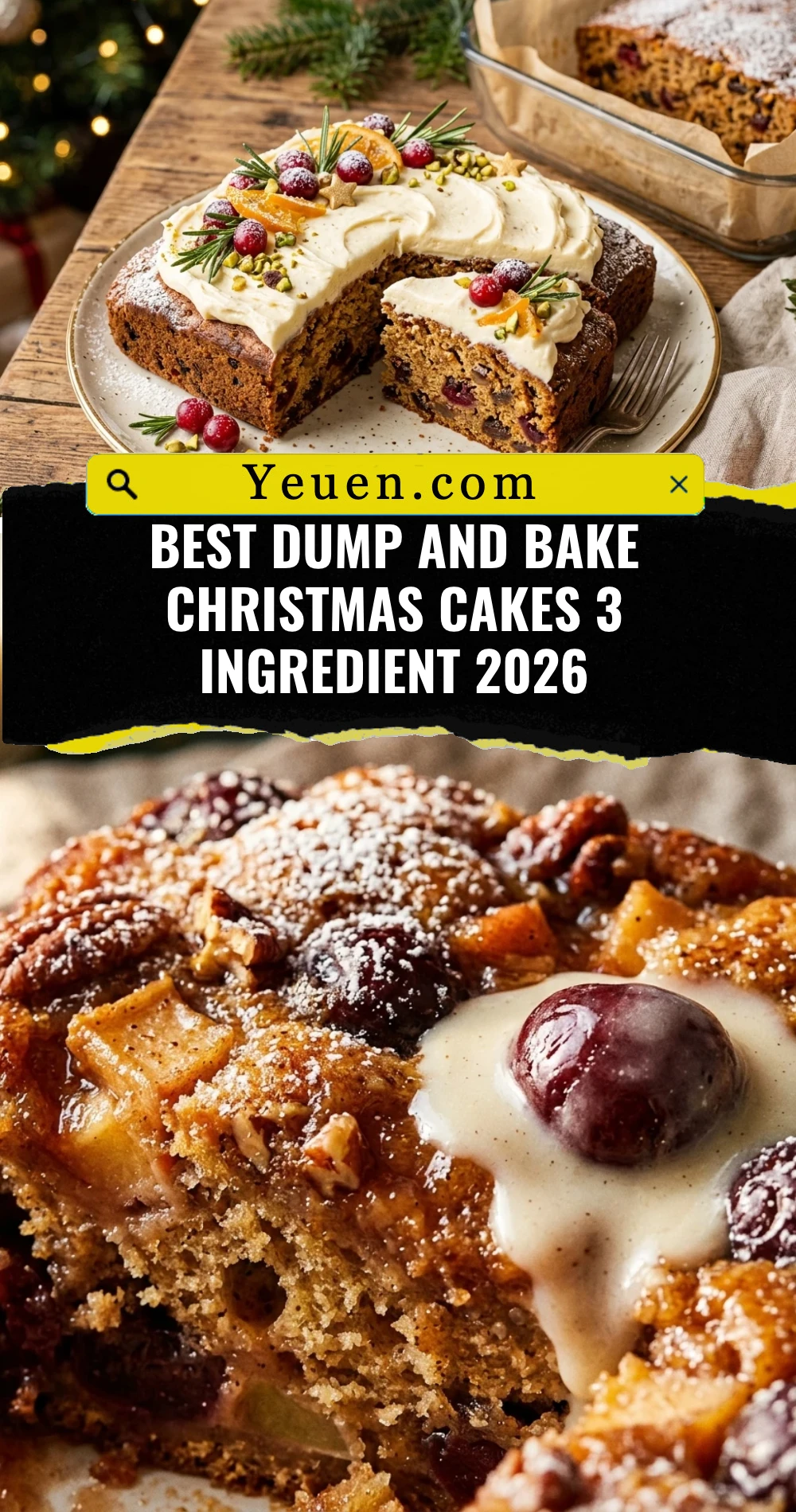 Best Dump And Bake Christmas Cakes 3 Ingredient 2026