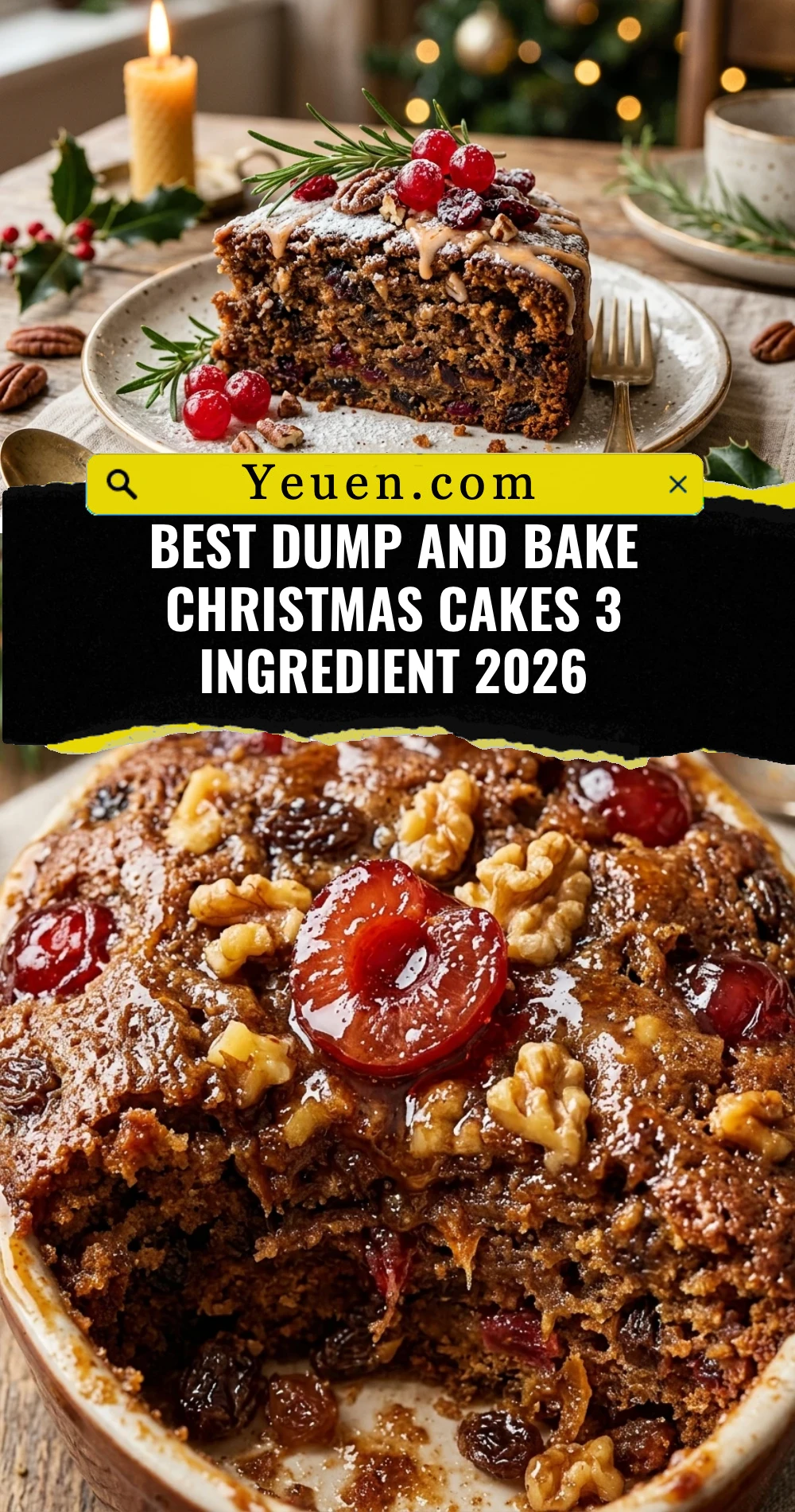 Best Dump And Bake Christmas Cakes 3 Ingredient 2026