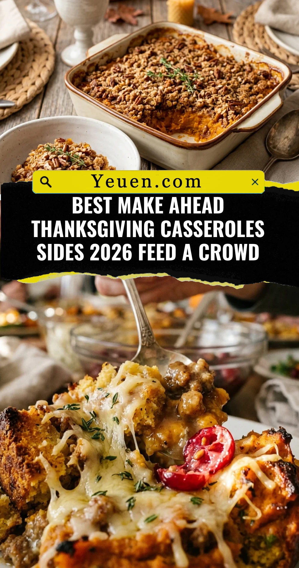 Best Make Ahead Thanksgiving Casseroles Sides 2026 Feed A Crowd