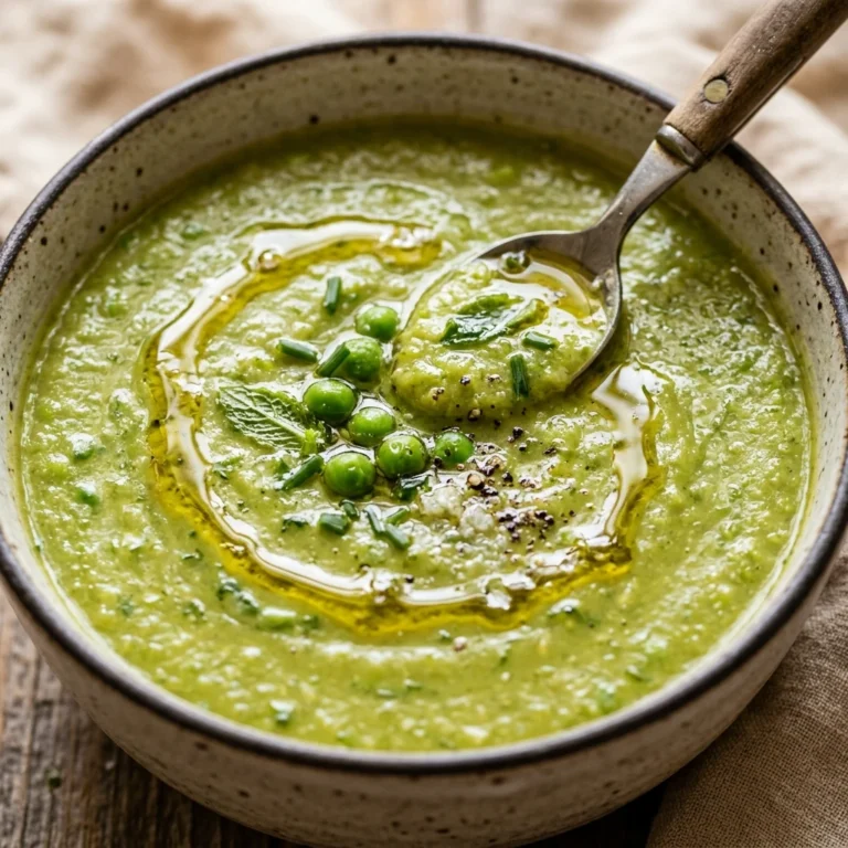 Blended Pea Soup Healthy Easy One Pot Cozy Family Winter