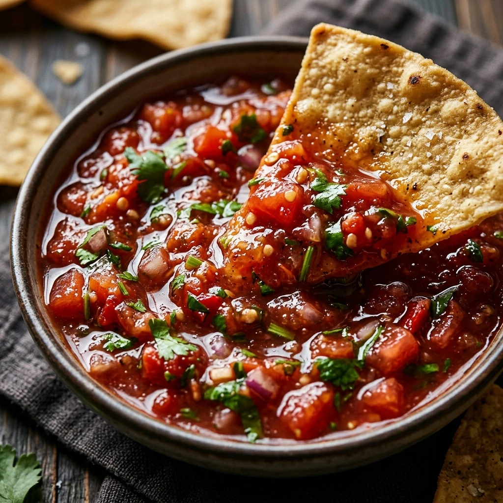 Bloody Salsa & Chips – 5 Min Spooky Dip Dinner