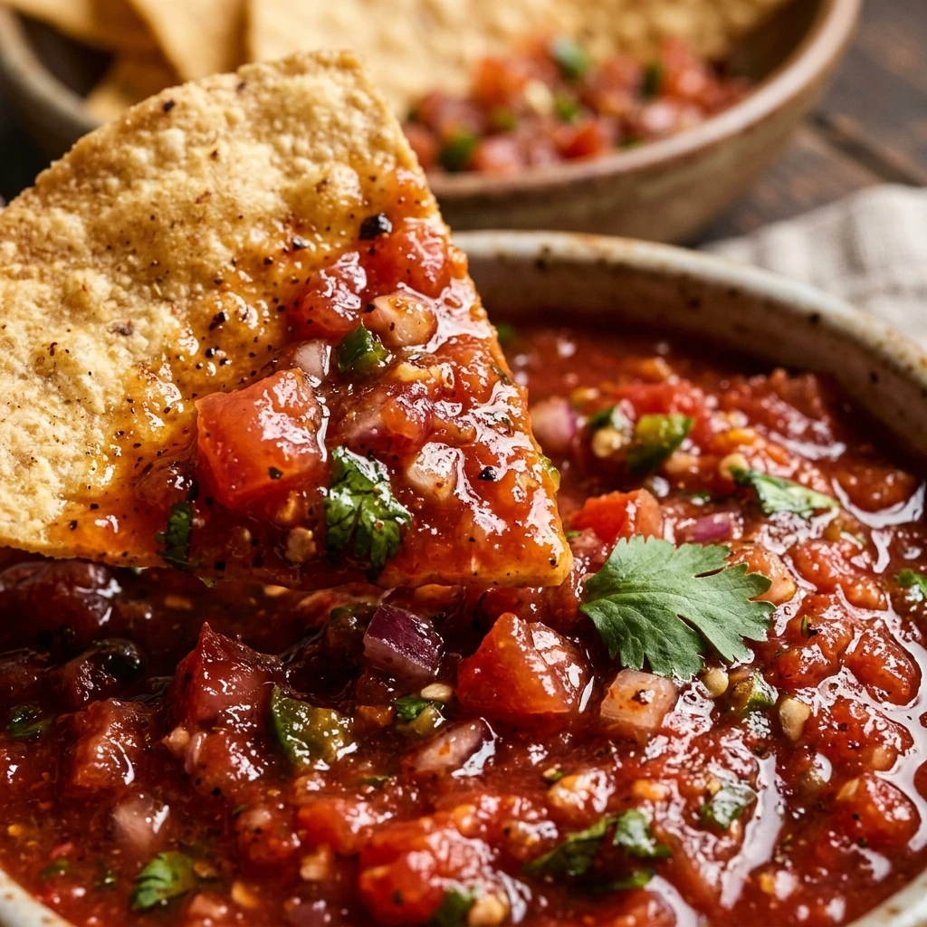 Bloody Salsa & Chips – 5 Min Spooky Dip Dinner