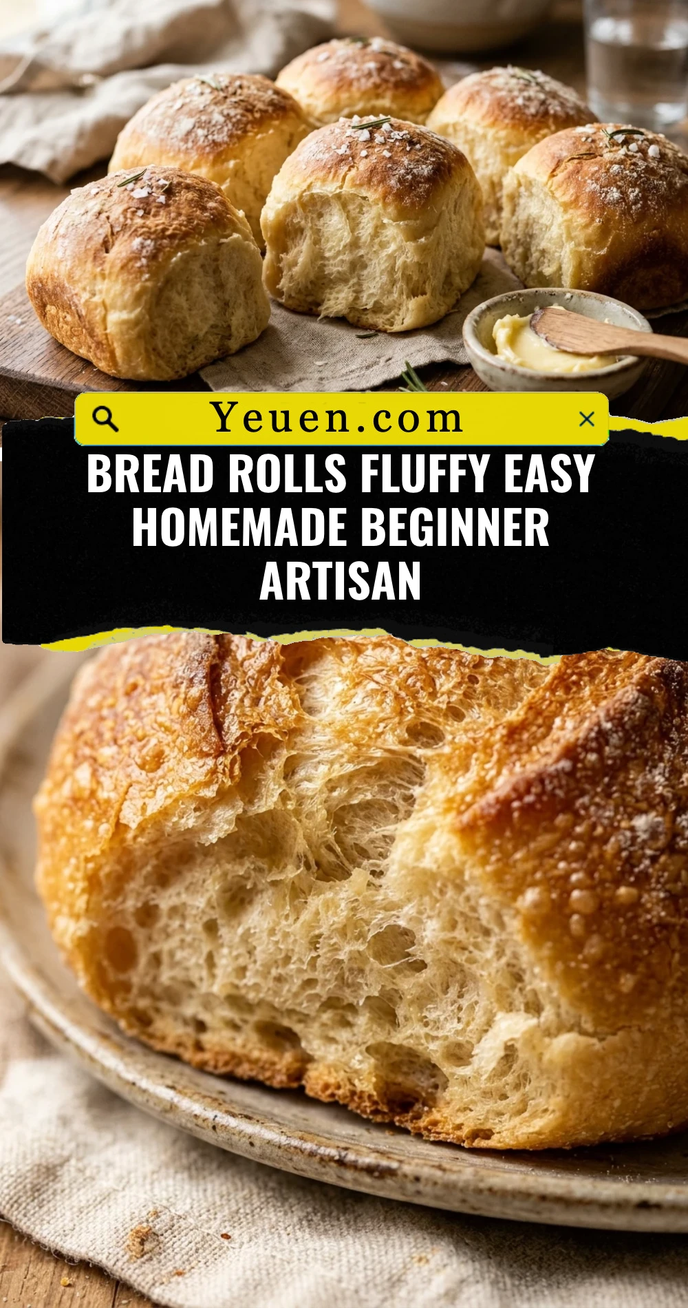Bread Rolls Fluffy Easy Homemade Beginner Artisan