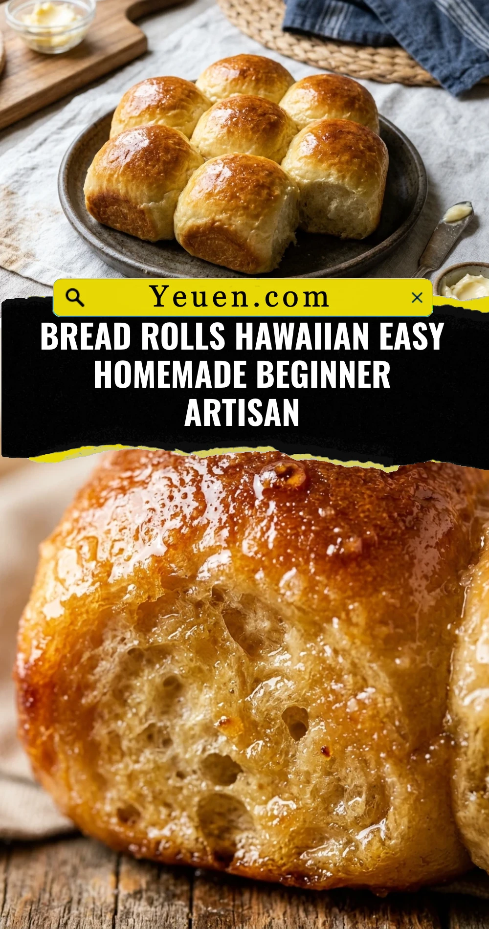 Bread Rolls Hawaiian Easy Homemade Beginner Artisan